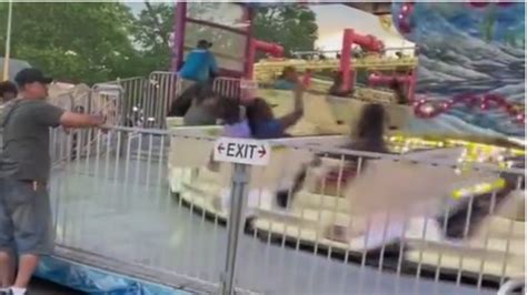 'Out of control': Video shows ride at New York park malfunctioning